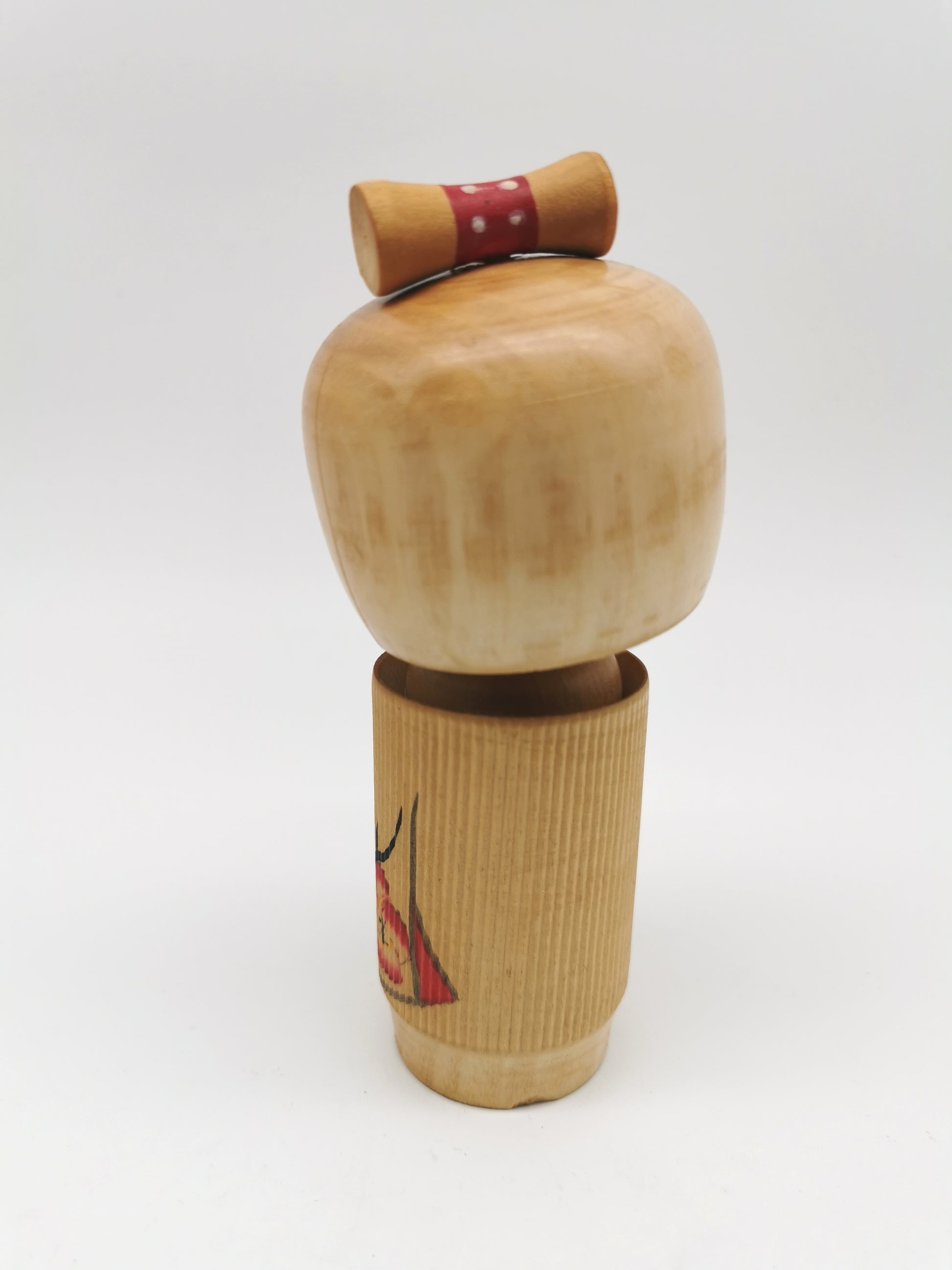 Vintage Japanese Sosaku Usaburo Kokeshi Doll - "Taishun" (Dreaming of Spring) by Yoshiaki