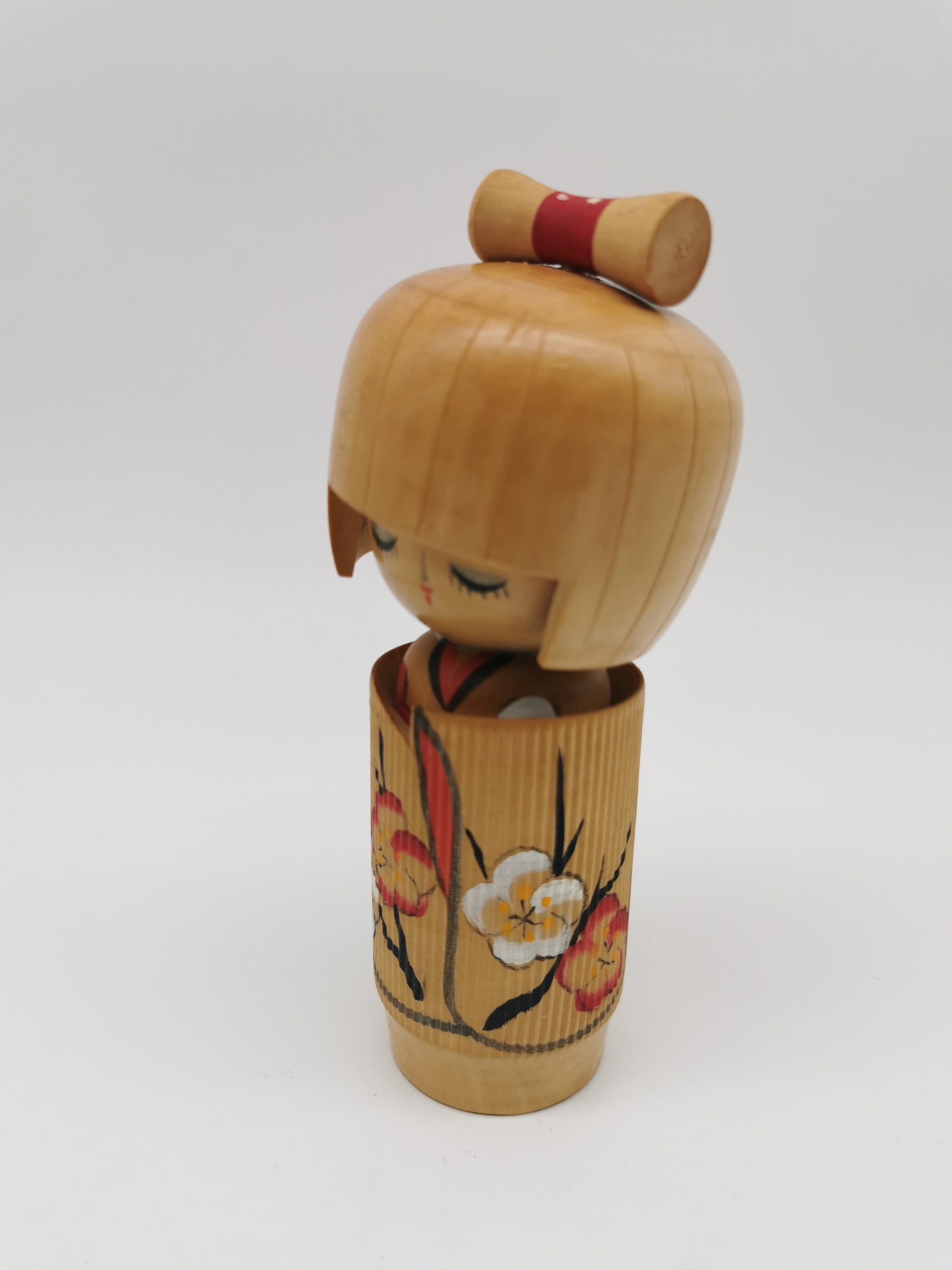 Vintage Japanese Sosaku Usaburo Kokeshi Doll - "Taishun" (Dreaming of Spring) by Yoshiaki