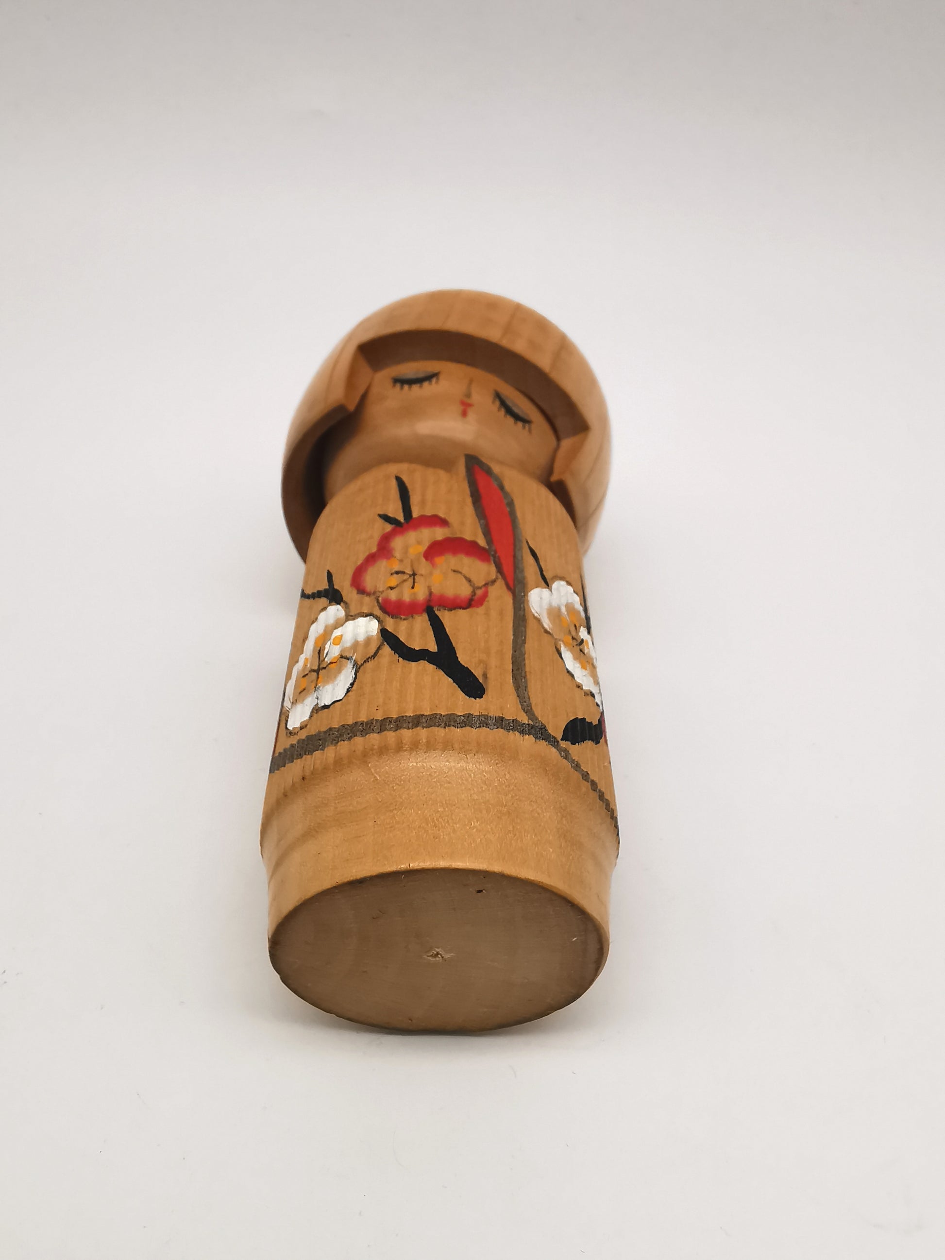 Vintage Japanese Sosaku Usaburo Kokeshi Doll - "Taishun" (Dreaming of Spring) by Yoshiaki