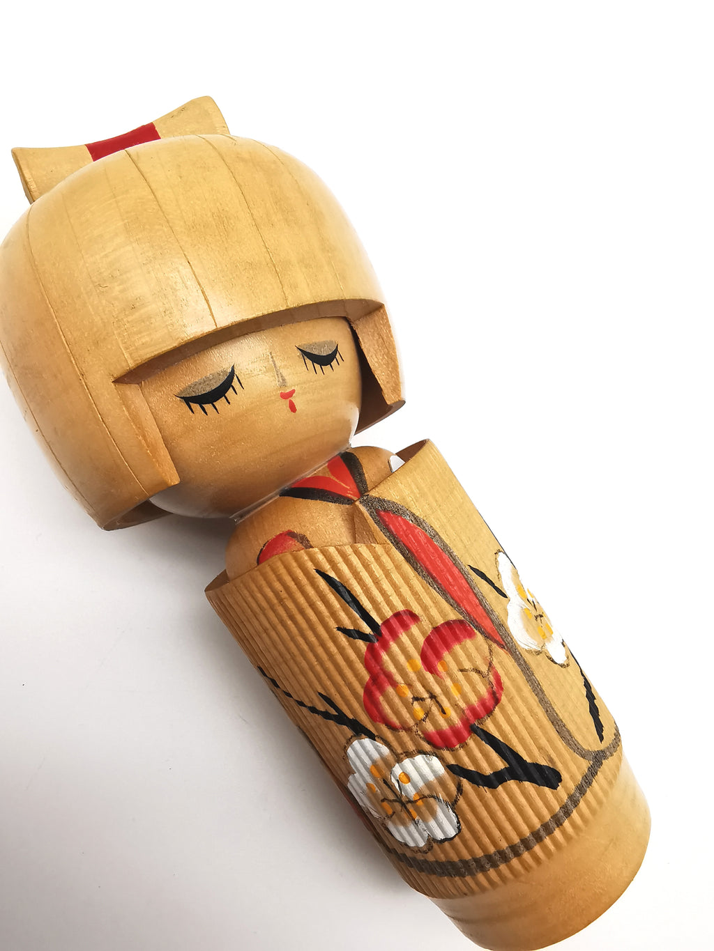 Vintage Japanese Sosaku Usaburo Kokeshi Doll - "Taishun" (Dreaming of Spring) by Yoshiaki
