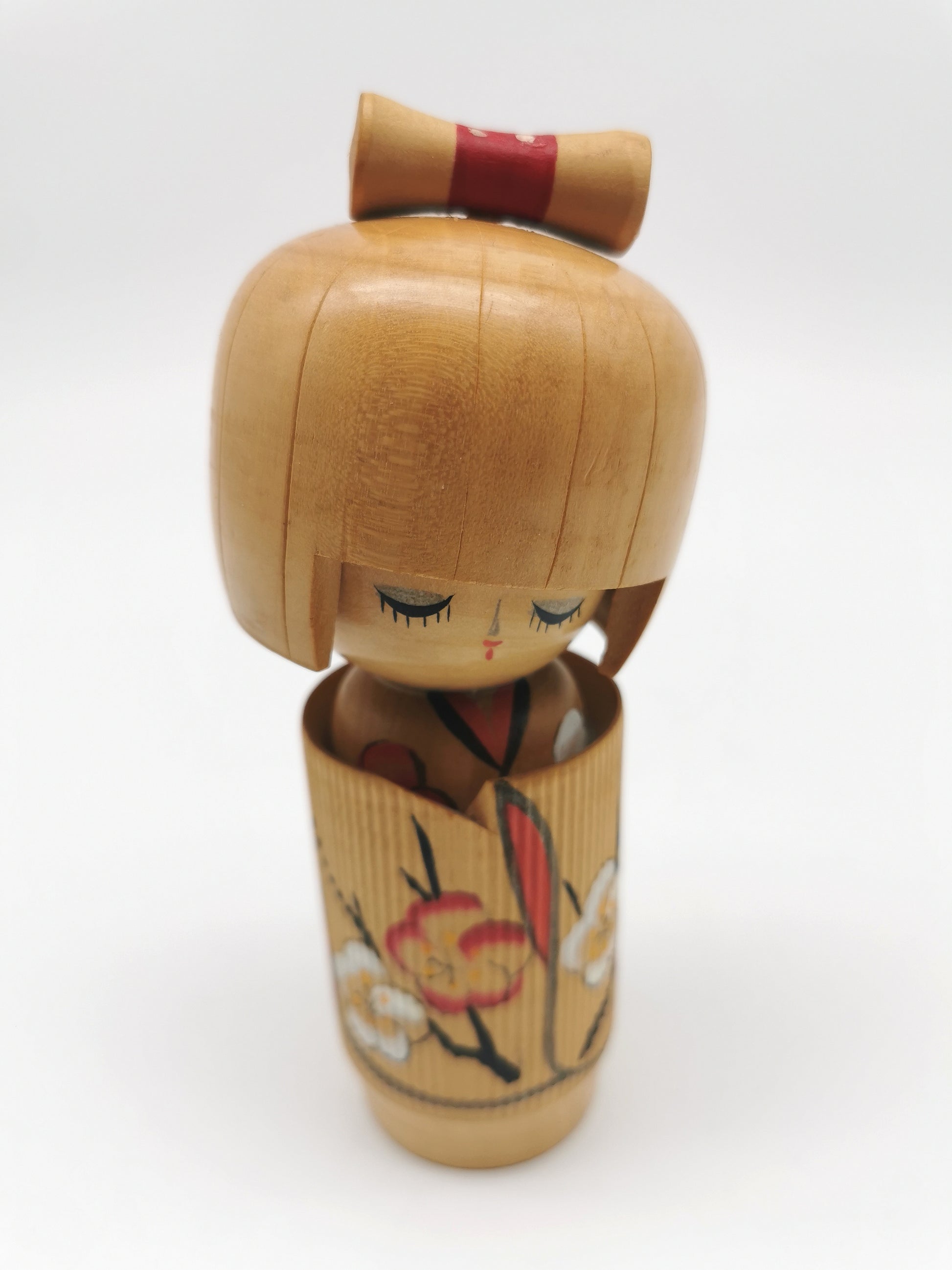 Vintage Japanese Sosaku Usaburo Kokeshi Doll - "Taishun" (Dreaming of Spring) by Yoshiaki