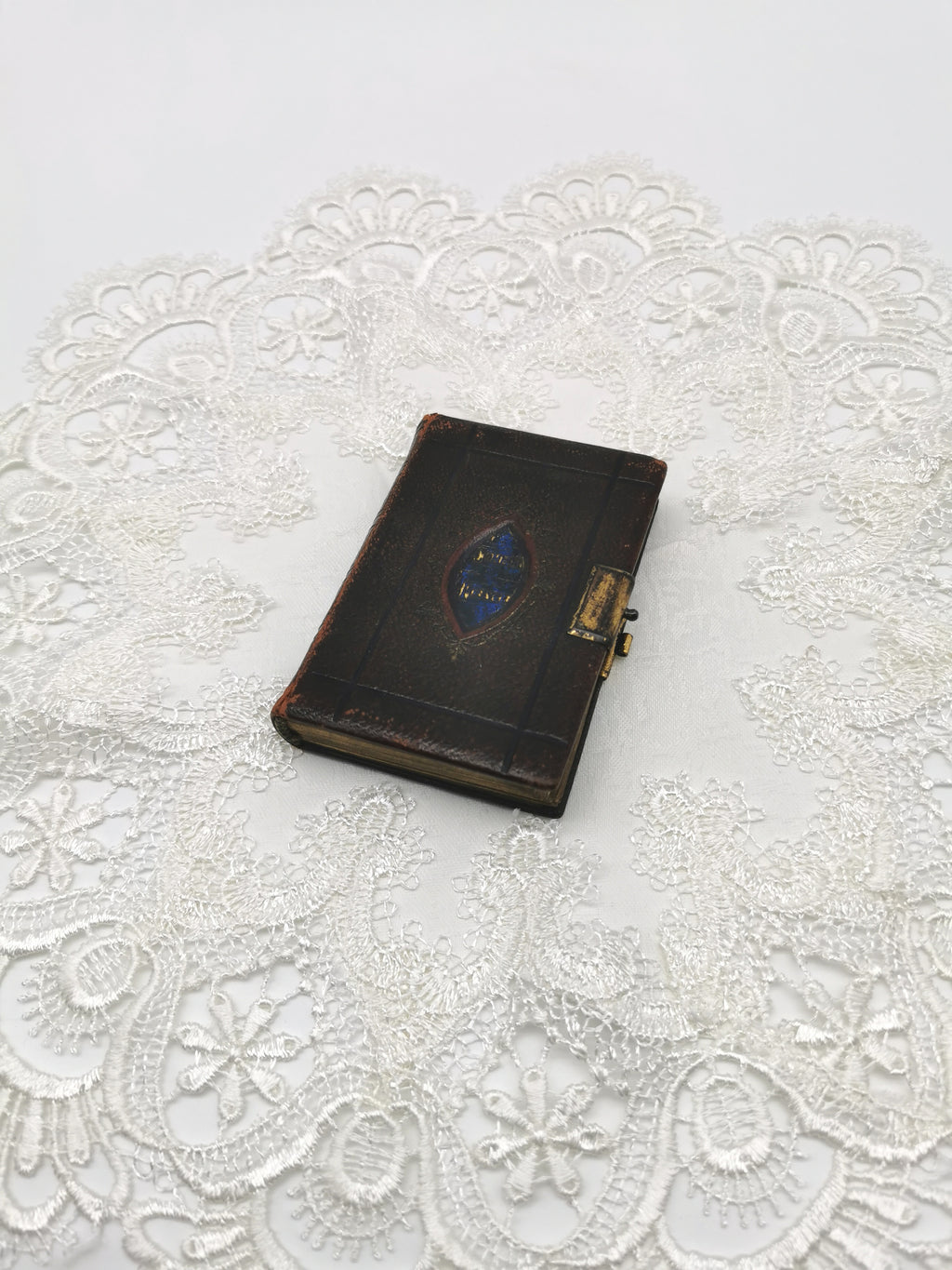 Antique 1880s Miniature Book of Common Prayer – Gilt Leather Bound Pocket Devotional