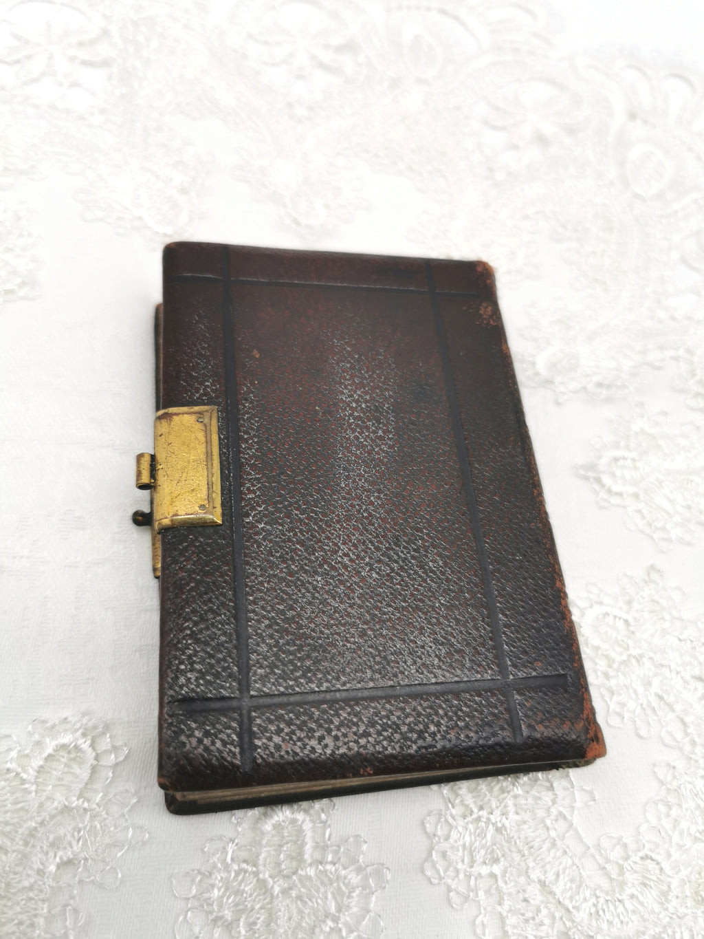 Antique 1880s Miniature Book of Common Prayer – Gilt Leather Bound Pocket Devotional