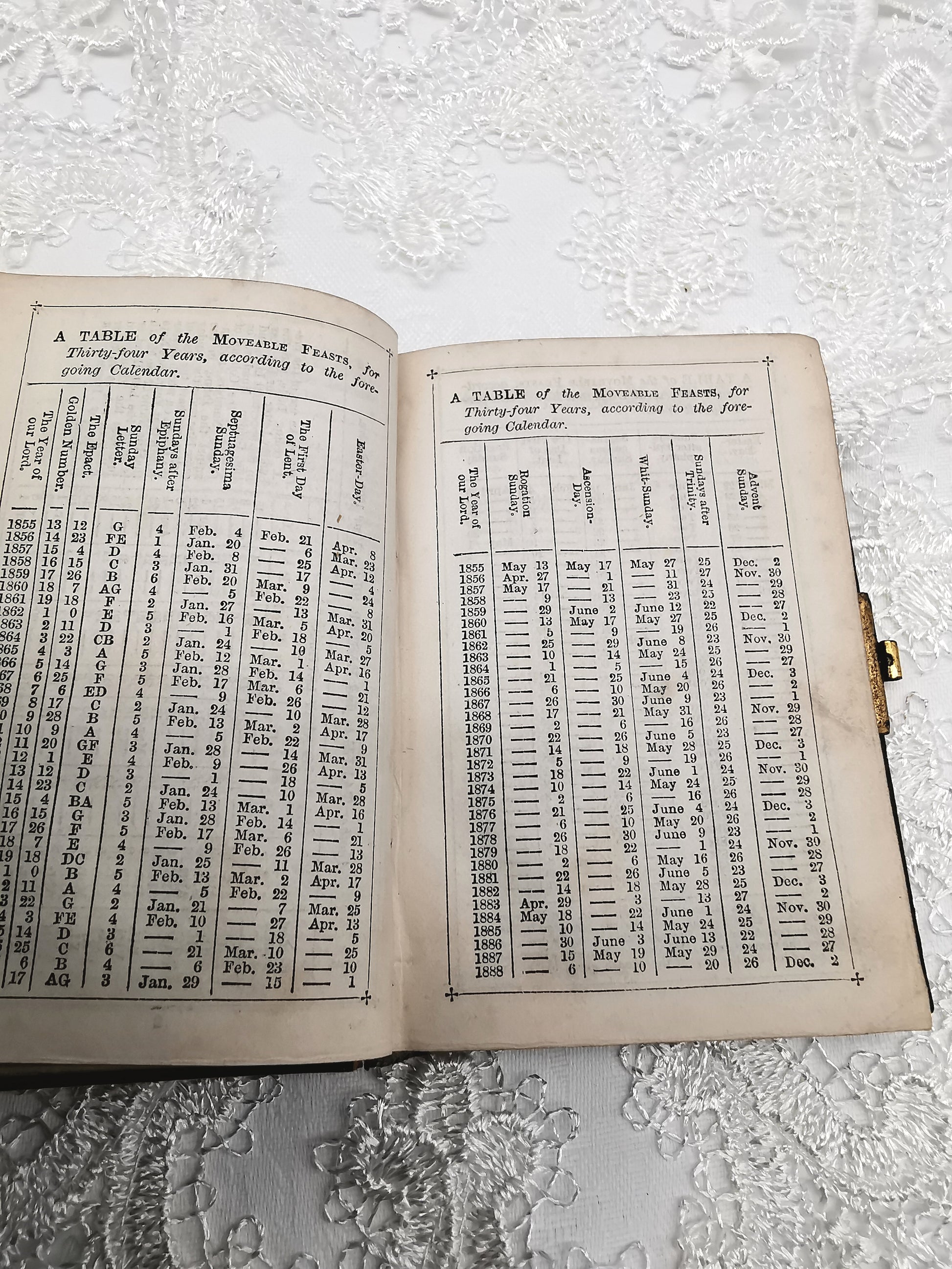 Antique 1880s Miniature Book of Common Prayer – Gilt Leather Bound Pocket Devotional