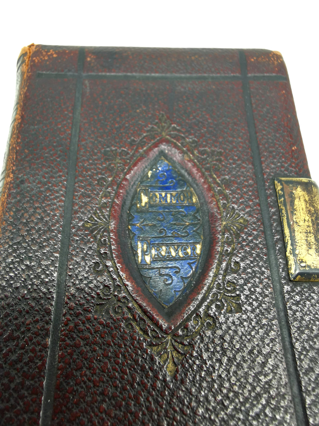 Antique 1880s Miniature Book of Common Prayer – Gilt Leather Bound Pocket Devotional