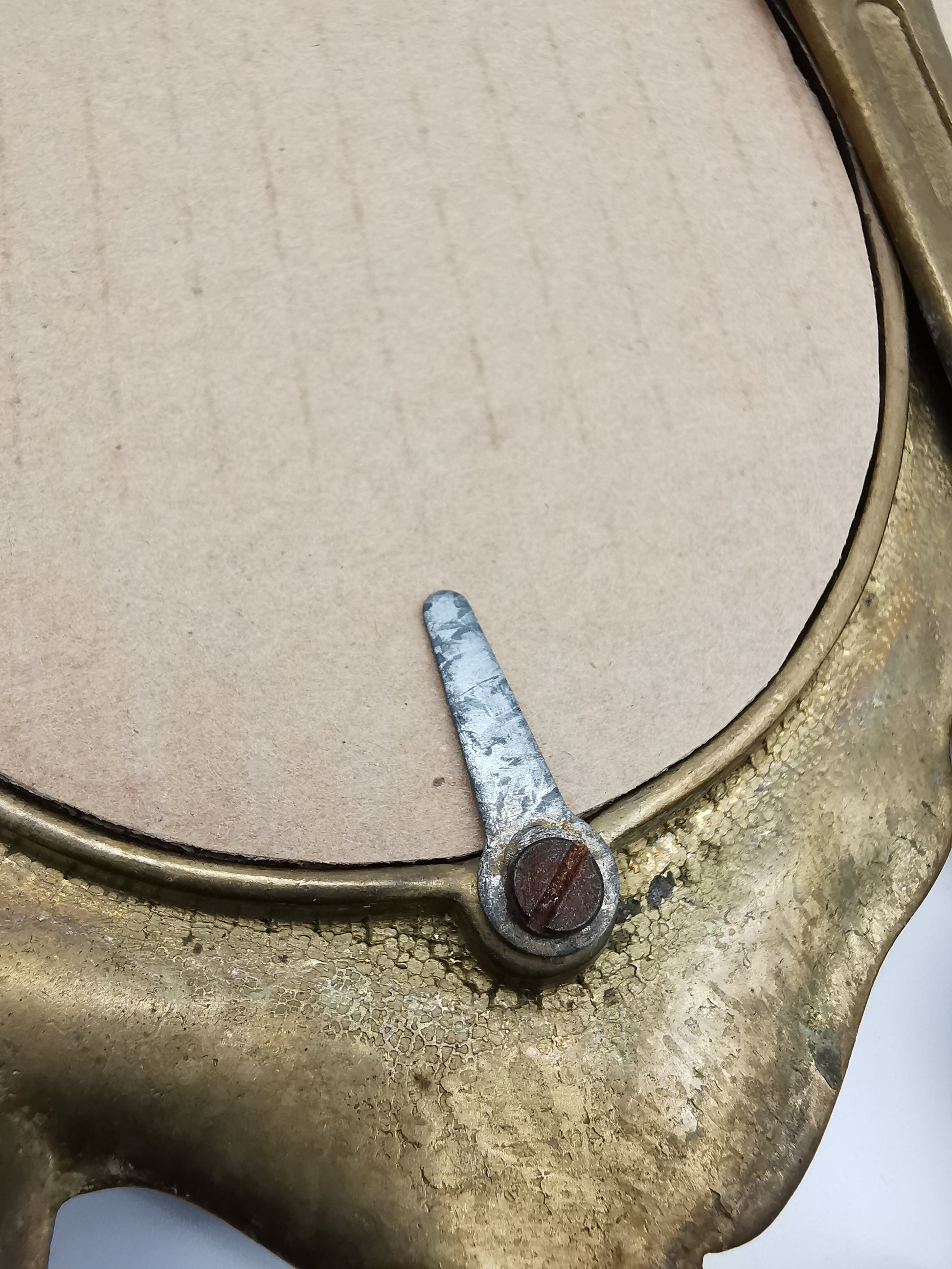 Vintage Ornate Solid Brass Rococo Style Double Oval Photo Frame, With Custom Velvet Inserts