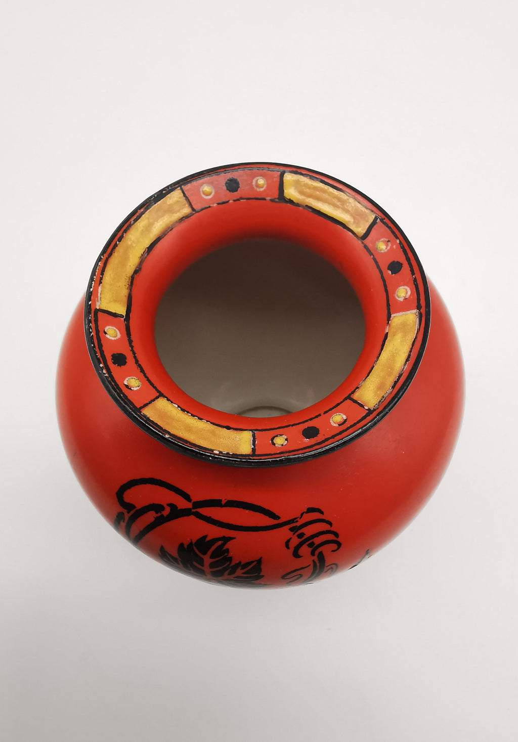 Art Deco Shelley England Vase - Grapevine Pattern No. 8632 (c. 1930)