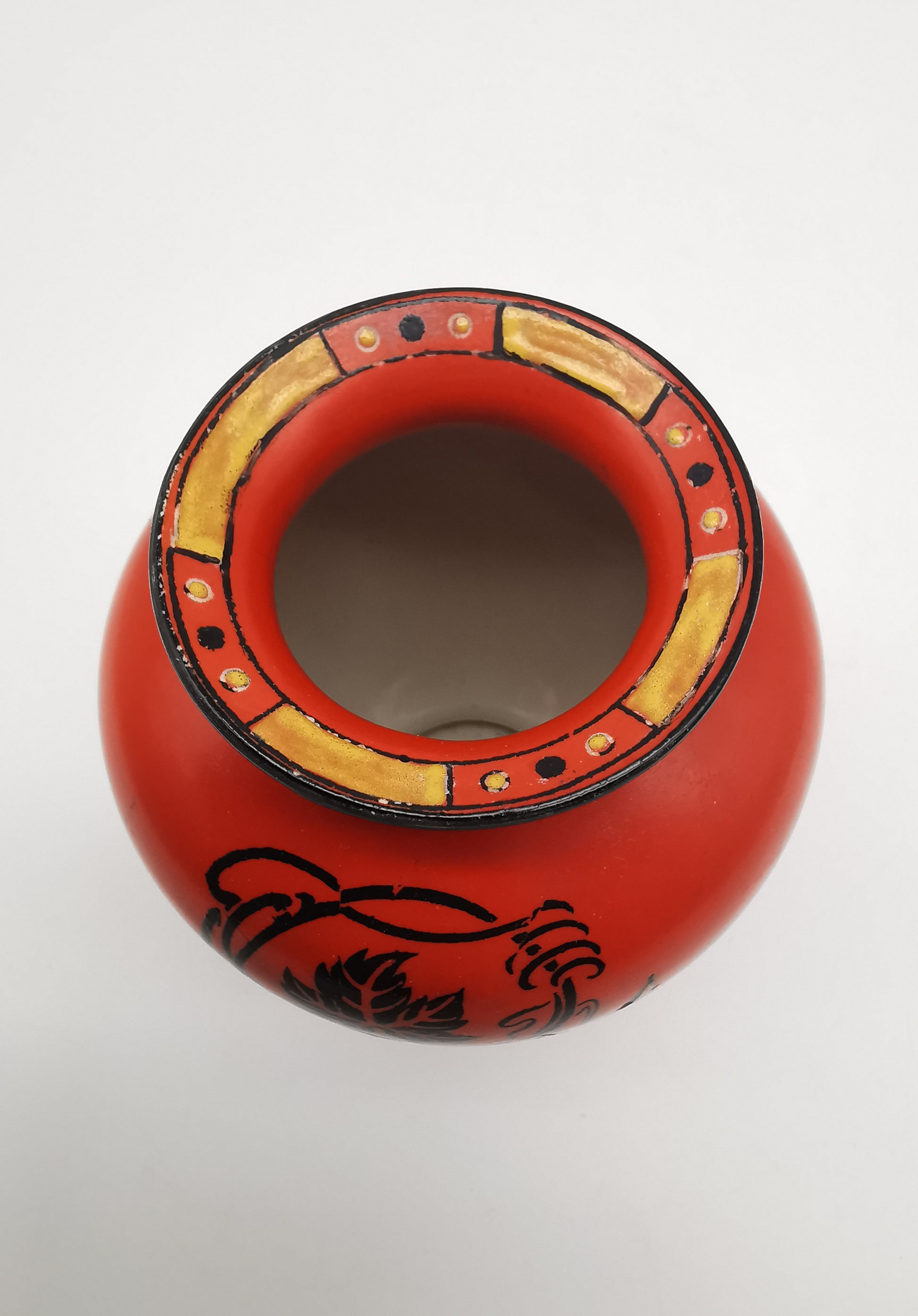 Art Deco Shelley England Vase - Grapevine Pattern No. 8632 (c. 1930)