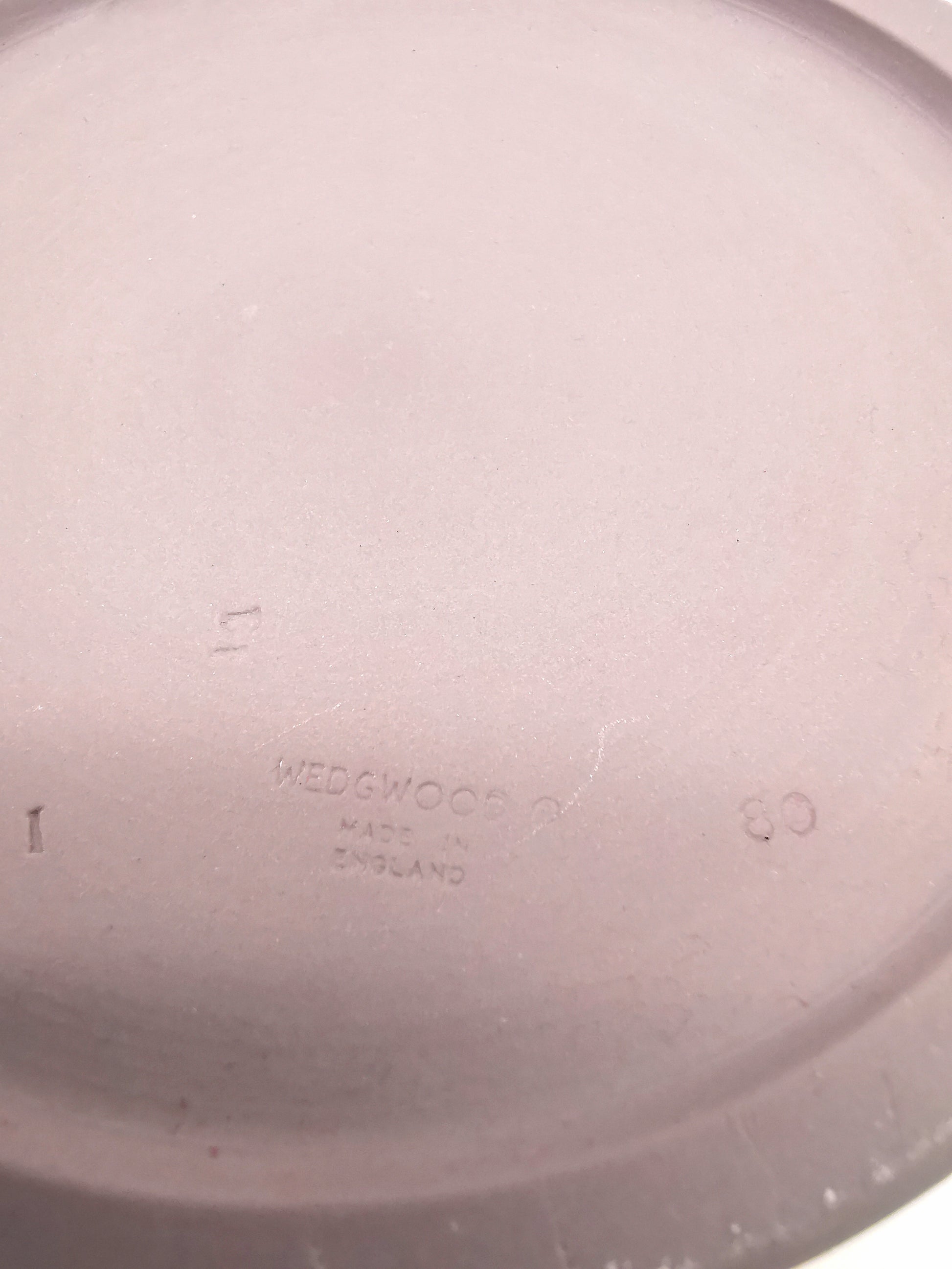 Vintage Wedgwood Lilac Jasperware Round Grapevine Lidded Trinket Box, 12.5cm diameter