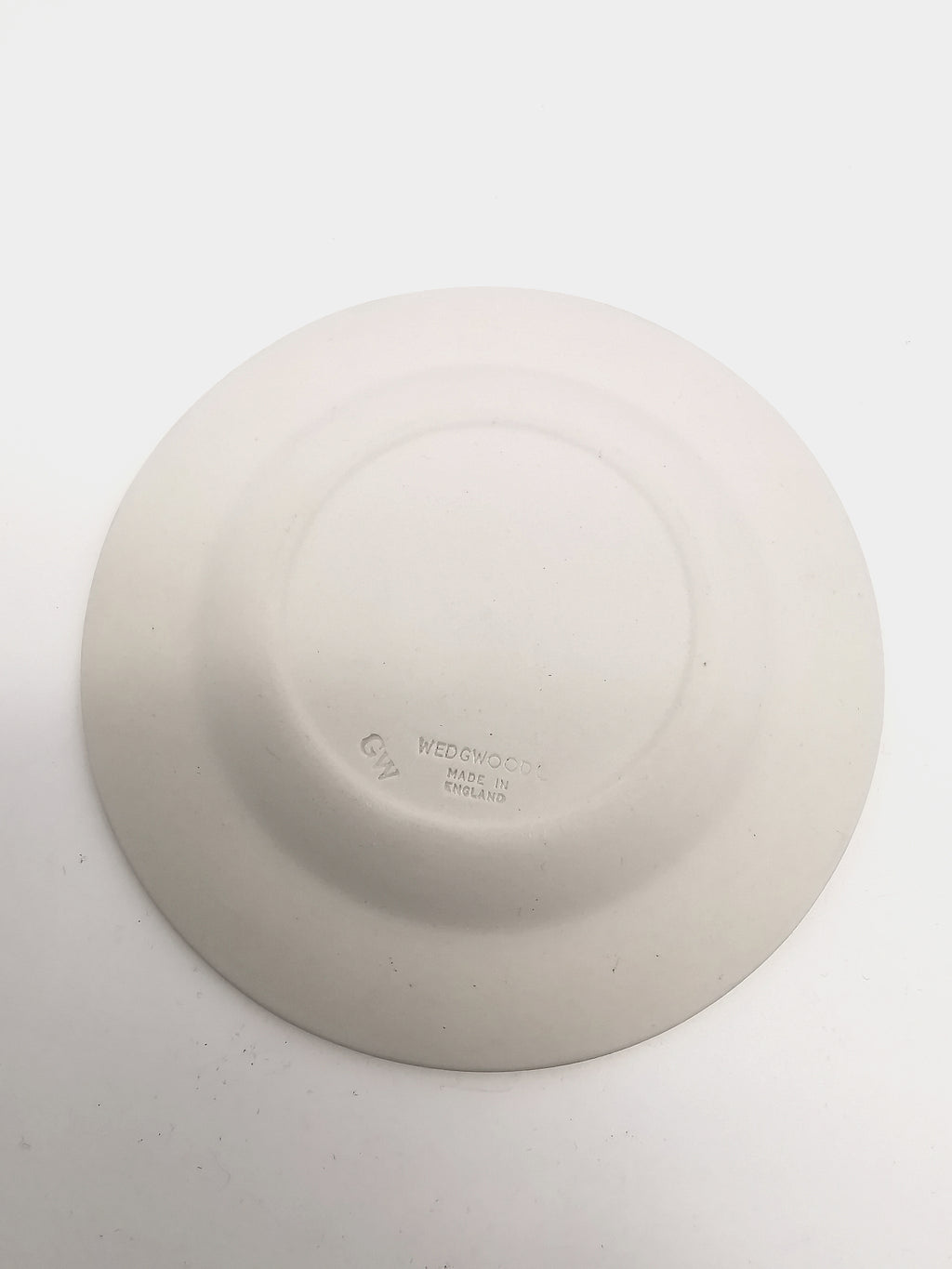 Vintage Wedgwood Blue on White Jasperware Chariot Trinket Dish