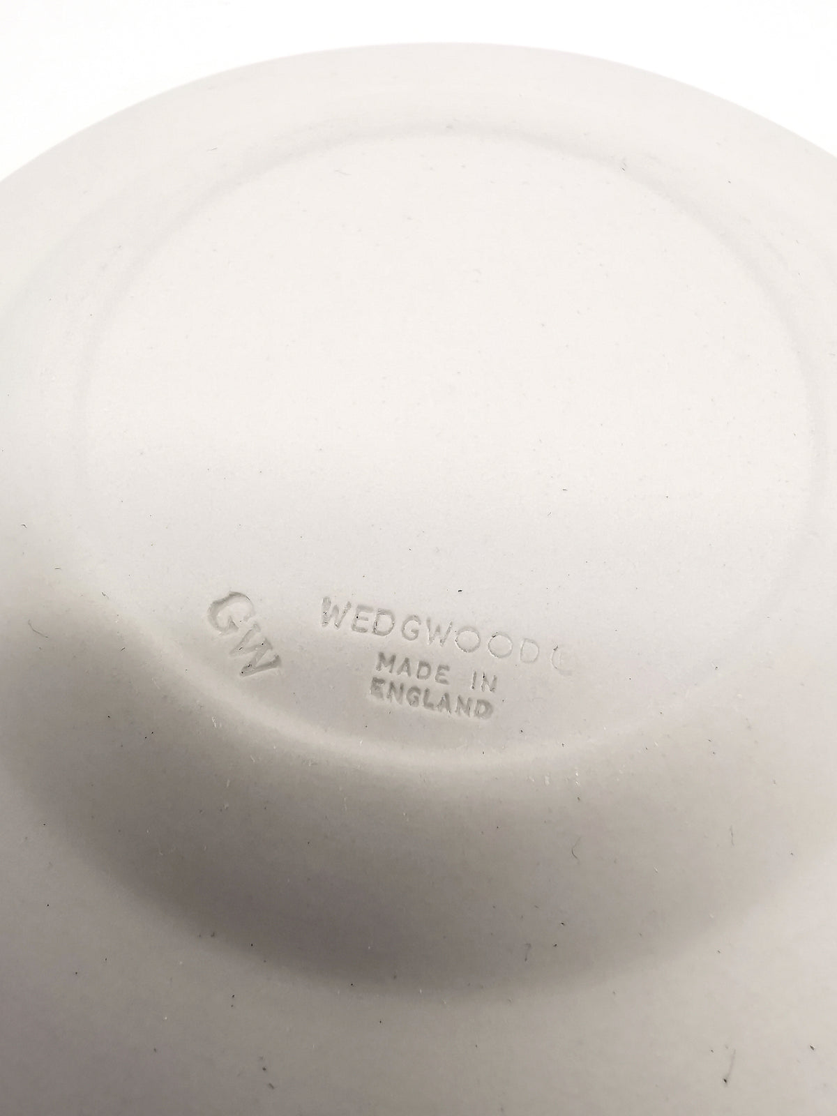 Vintage Wedgwood Blue on White Jasperware Chariot Trinket Dish