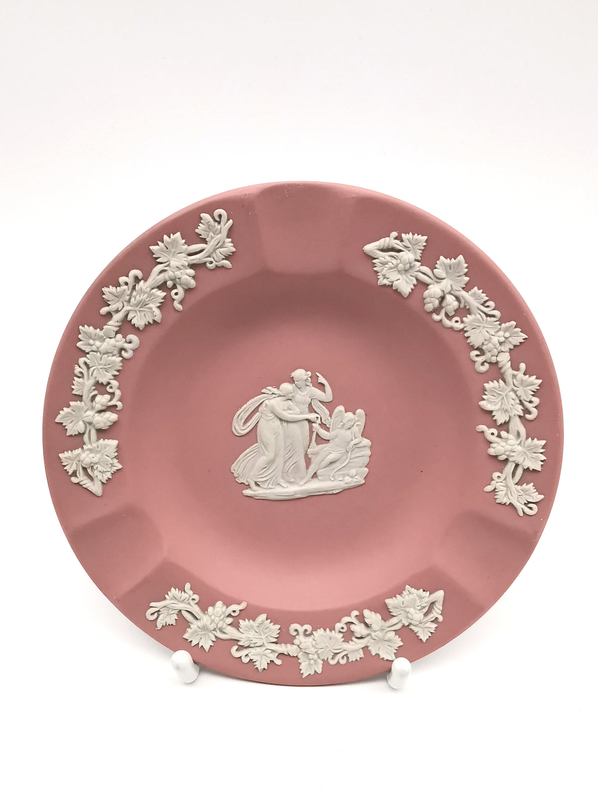 Vintage Wedgwood Pink Jasperware  Trinket Dish/ Small Ashtray