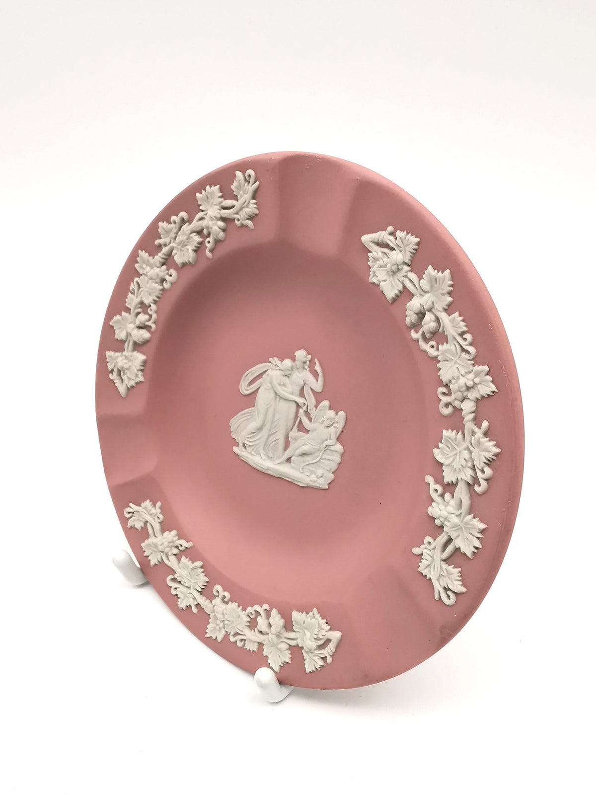 Vintage Wedgwood Pink Jasperware  Trinket Dish/ Small Ashtray