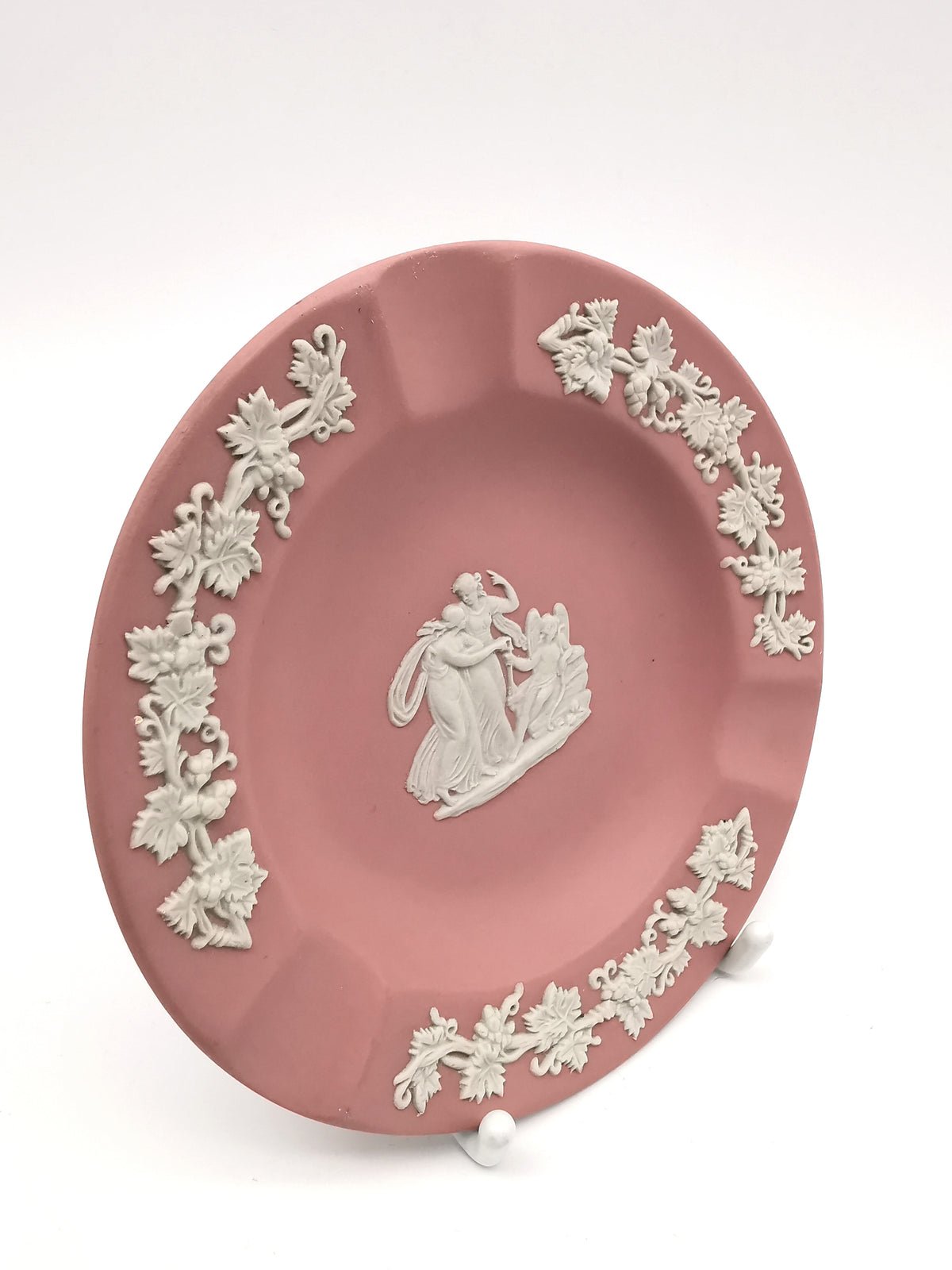 Vintage Wedgwood Pink Jasperware  Trinket Dish/ Small Ashtray