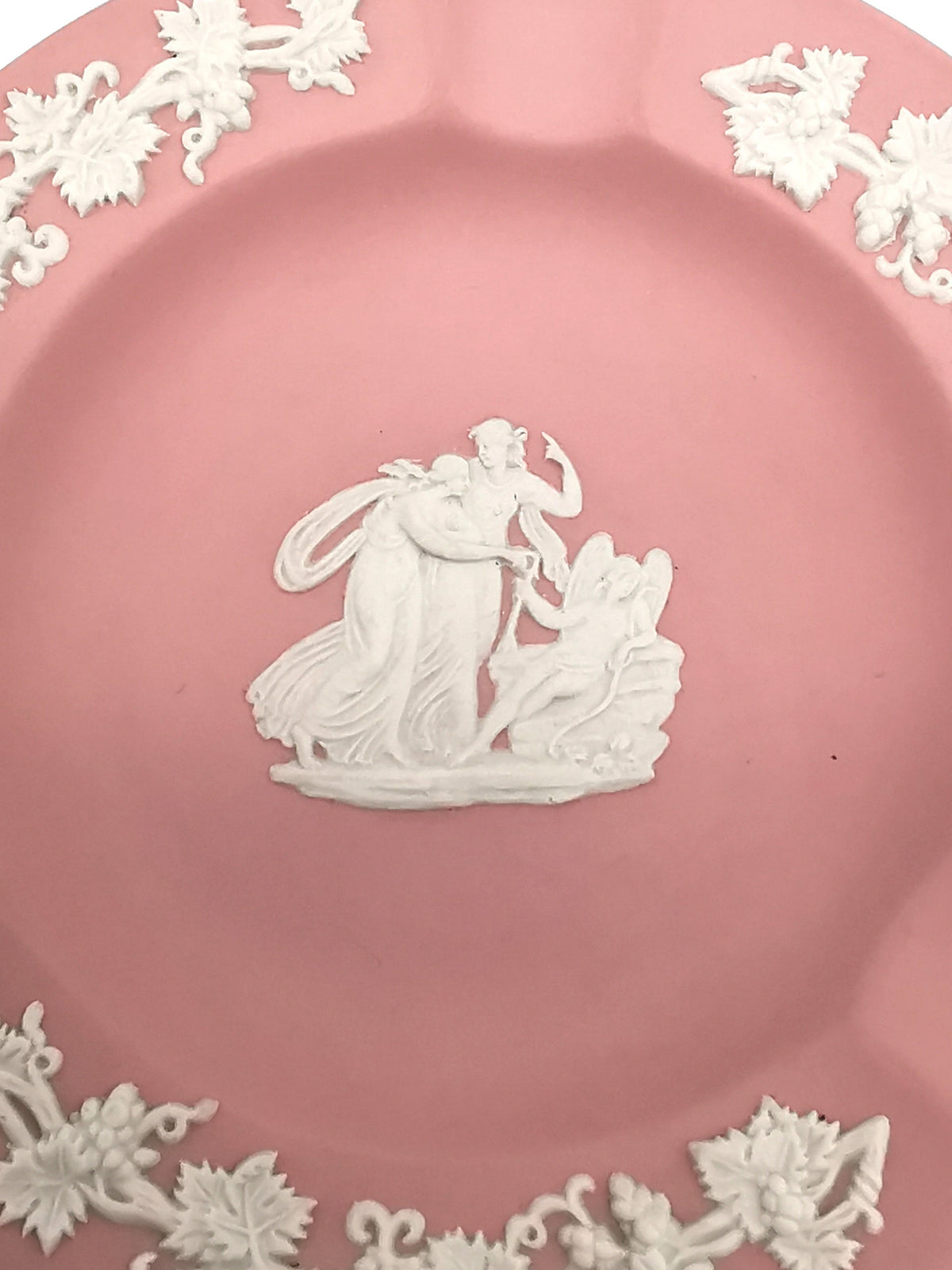 Vintage Wedgwood Pink Jasperware  Trinket Dish/ Small Ashtray