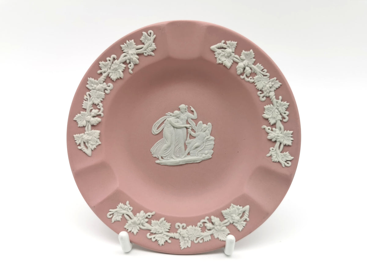 Vintage Wedgwood Pink Jasperware  Trinket Dish/ Small Ashtray