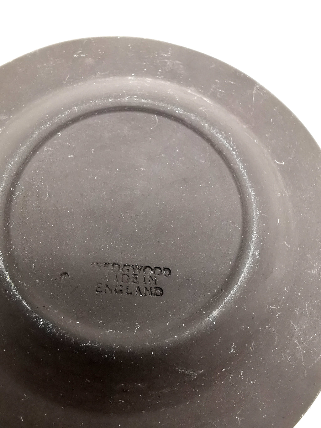 Vintage Wedgwood Black Jasperware Chariot Small Trinket Dish/ Ashtray